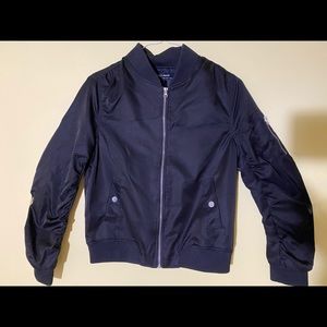 New black bomber jacket